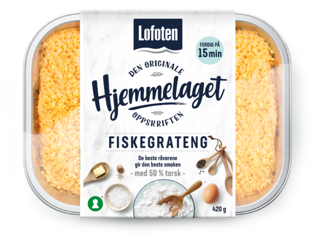 Lofoten Hjemmelaget Fiskegrateng