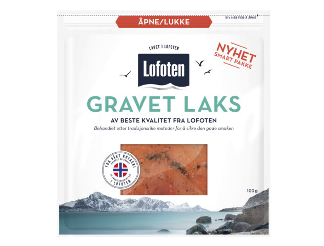 Lofoten Gravet laks i skiver